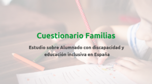 imagen con texto: Cuestionario Familias