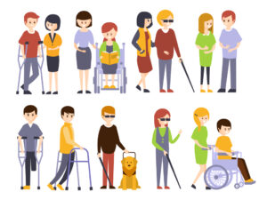 imagen de personas con discapacidad